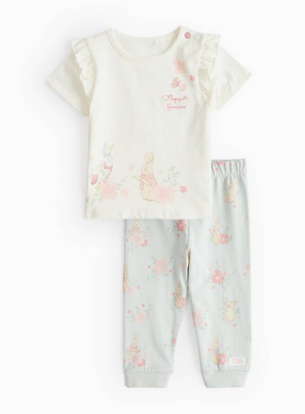 Peter Rabbit Floral Printed Pyjamas 9-12 months